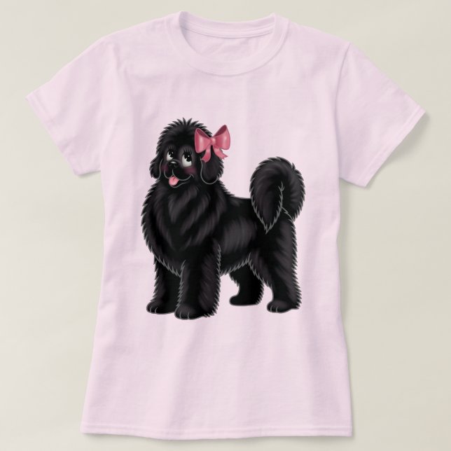Kitschy Newfoundland T Shirt (Design framsida)