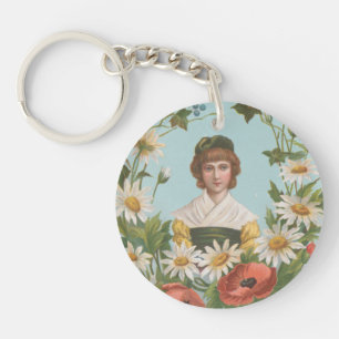 Kitschy Retro Tyskt Alla Hjärtans Dag-kort, 1884