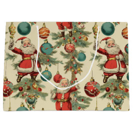Kitschy Santa and Ornaments 