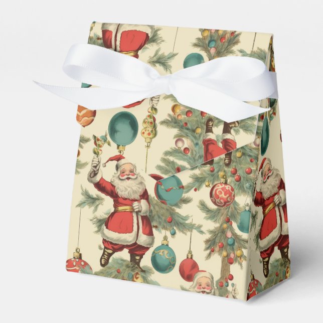 Kitschy Santa and Ornaments  Presentaskar (Framsidan Sidan)