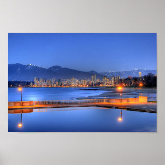 Kitsilano Beach, Vancouver, Kanada Poster