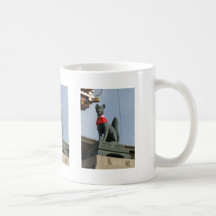 Kitsune キ ツ (Fox) med Jewel i Mouth Kaffemugg