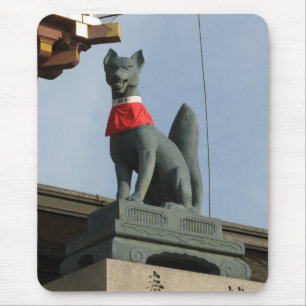 Kitsune キ ツ (Fox) med Jewel i Mouth Musmatta