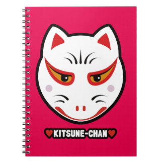 ♥Kitsune-Chan♥ Anteckningsbok Med Spiral