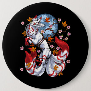 Kitsune Japansk Fox Knapp