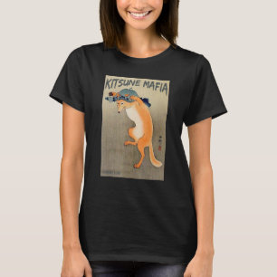 Kitsune Mafia, Nine Svan Fox Spirit, Ukiyo-e Japa T Shirt