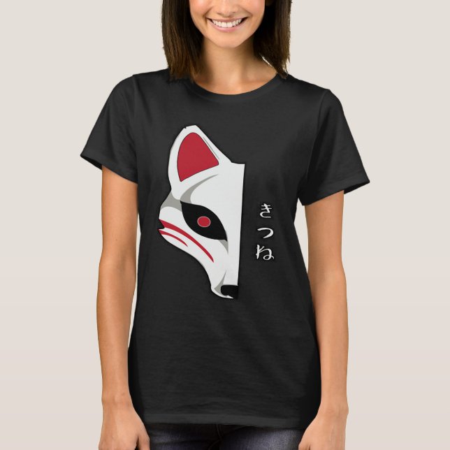 Kitsune-mask T Shirt (Framsida)