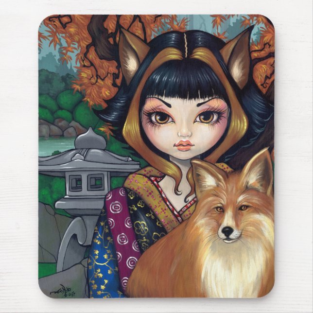 "Kitsune" Mousepad Musmatta (Framsidan)
