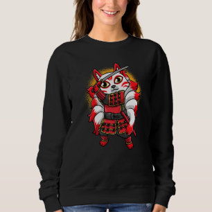 Kitsune Ninja Nine Tails Fox Japanska Samurai Mana T Shirt