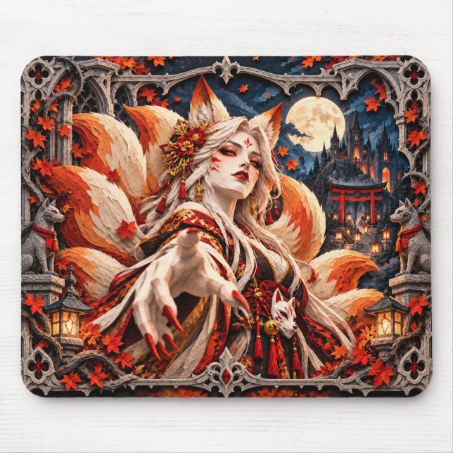 Kitsune, Pappersklippt Monster Musmatta (Framsidan)