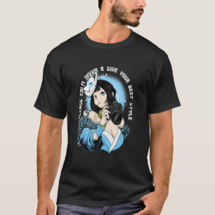 Kitsune Photography Girl Ledsen Aesthetic Edgy Str T Shirt
