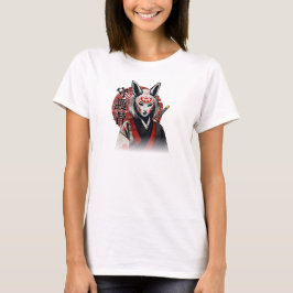 Kitsune Samurai Guardian – Japanese Fox Warrior T Shirt