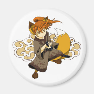 Kitsune Samuraimagnet Magnet
