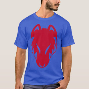 Kitsune, traditionell japansk mask, styliserad räv t shirt