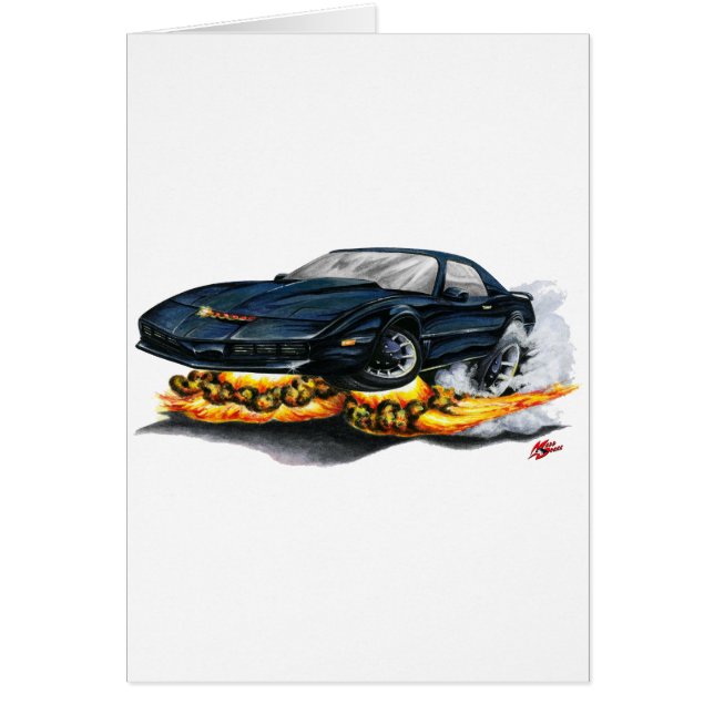 Kitt Pontiac trans.-förmiddag Hälsningskort (Framsidan)