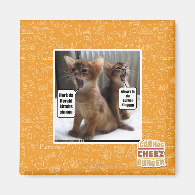 Kitteh sång magnet (Framsidan)