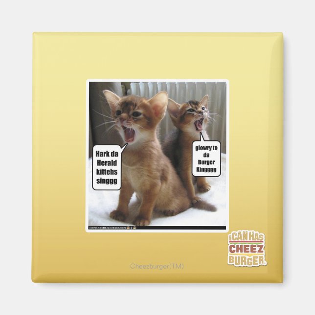 Kitteh sång magnet (Framsidan)