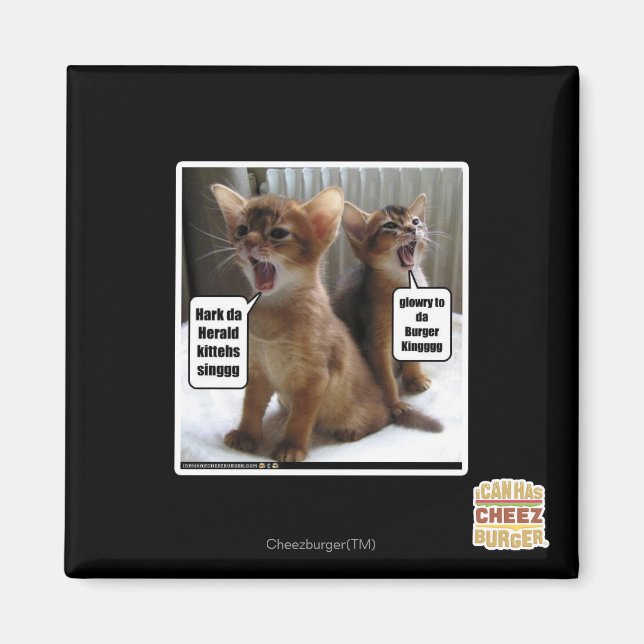 Kitteh sång magnet (Framsidan)