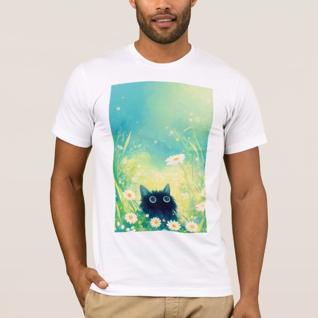 Kitteln Blomster Retreat T Shirt (Framsida)