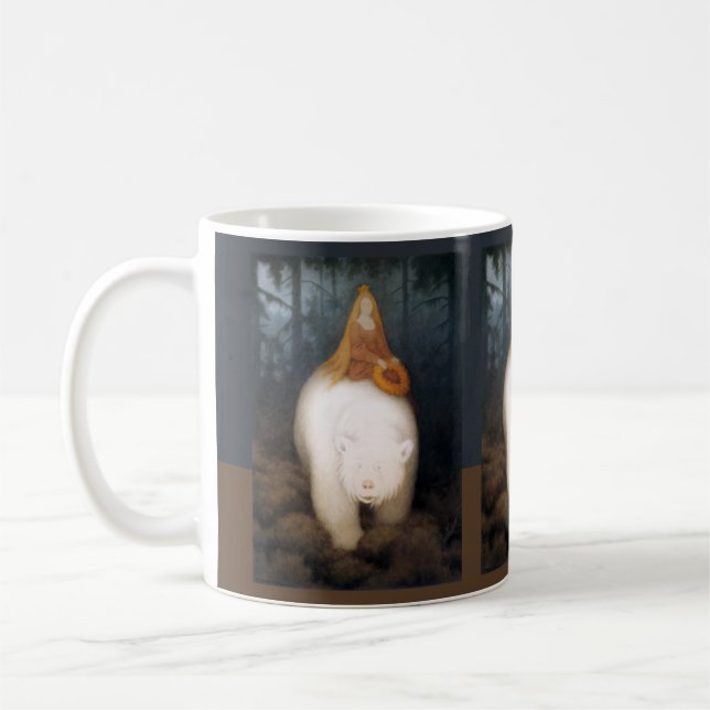 Kittelsen - White-Bear Kung Valemon Kaffemugg (Vänster)