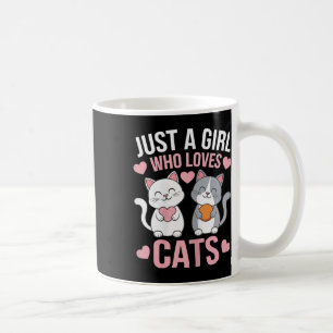 Kitten är bara en flicka som Kärlek kattar sorten  Kaffemugg