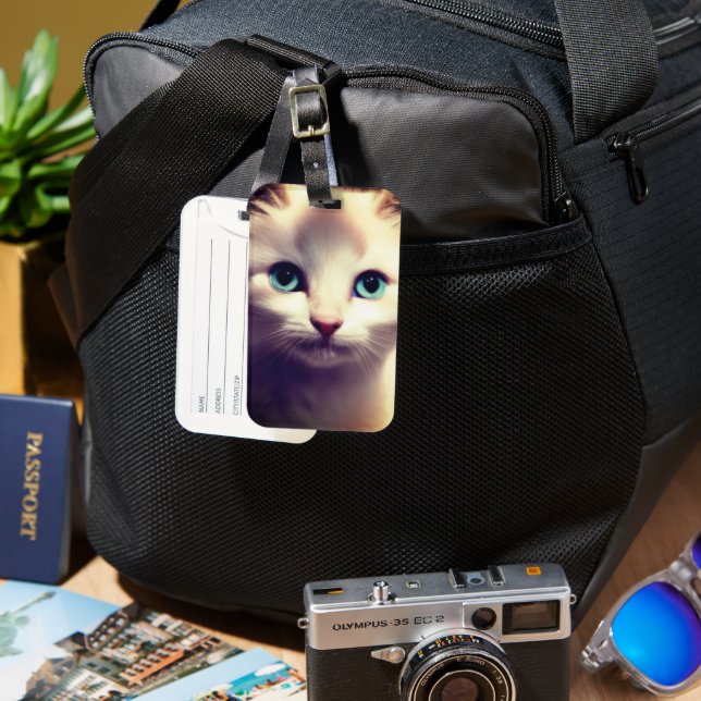 Kitten Bagagebricka (Framsida & Baksida)