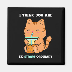 Kitten bubbelte du är enastående kawaii magnet