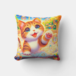 ’Kitten Bubble Bliss’ Kudde