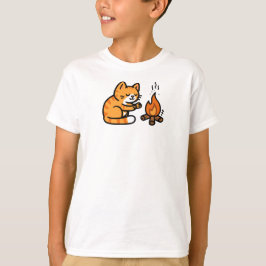 Kitten Campfire T Shirt