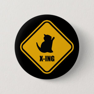 Kitten Crossing Cat Lover Street Sign Knapp