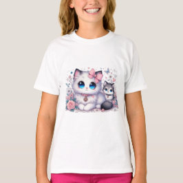 Kitten Cuteness Overload: Sparkling Eyed Cat & hun T Shirt