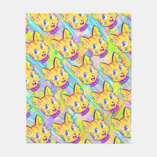 Kitten Doodle Fleecefilt
