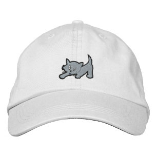 Kitten Embroidery Gift Broderad Keps