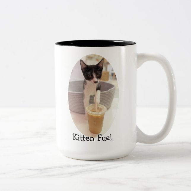 Kitten Fuel Två-Tonad Mugg (Höger)