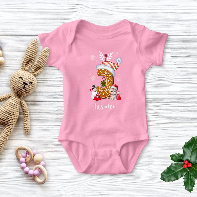Kitten Gingerbröd Brev J Girl T Shirt (Skapare uppladdad)