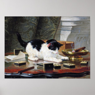 Kitten Henriette Ronner-Knip Poster