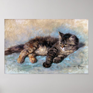 Kitten Henriette Ronner-Knip Poster