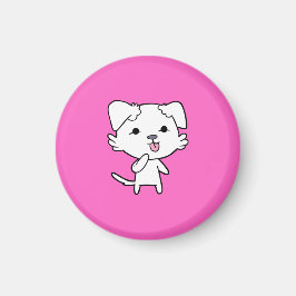 Kitten Hund Magnet - Rosa