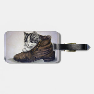 Kitten i en Shoe Bagagebricka