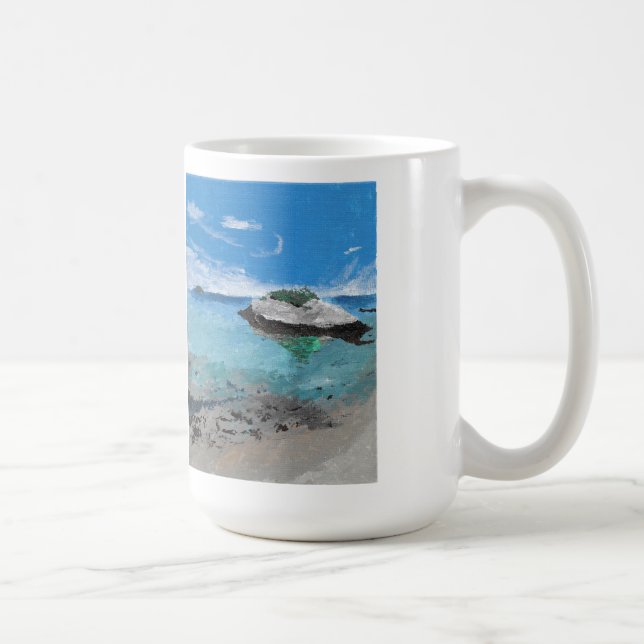 Kitten Island Maine, Large Coffee Mugg (Höger)
