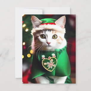 Kitten jul julkort