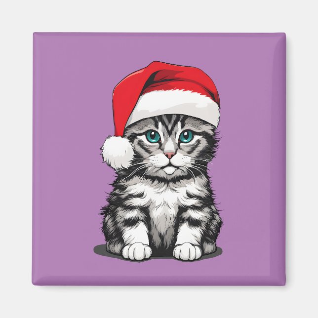 Kitten jul magnet (Framsidan)