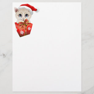 Kitten jultomten med Gift