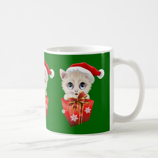 Kitten jultomten med Gift Kaffemugg (Höger)