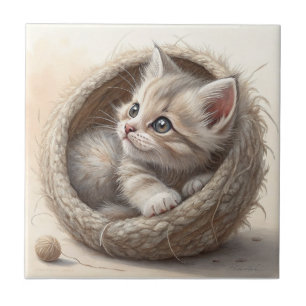 Kitten Kakelplatta