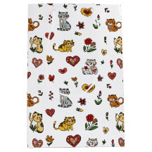 Kitten Kärlek Gift Bag: Hearts & Cats