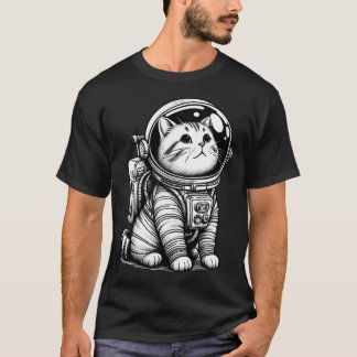 Kitten Kitten för katt för kål Astronaut T Shirt