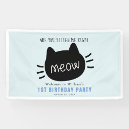 Kitten Me Höger Meow Blue BIrthday