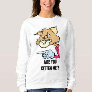 Kitten Me? Kvinnors vanliga sötskjorta T-shirt