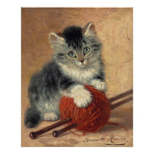 Kitten med boll av ull CC1174 Ronner-Knip